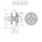 H & H Industrial Products FEB10 Tatung Grinding Wheel Adapter 2420-0410 - alternate 2